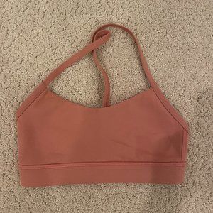 Lululemon - Size 2 - Flow Y Nulu Bra - Coral color